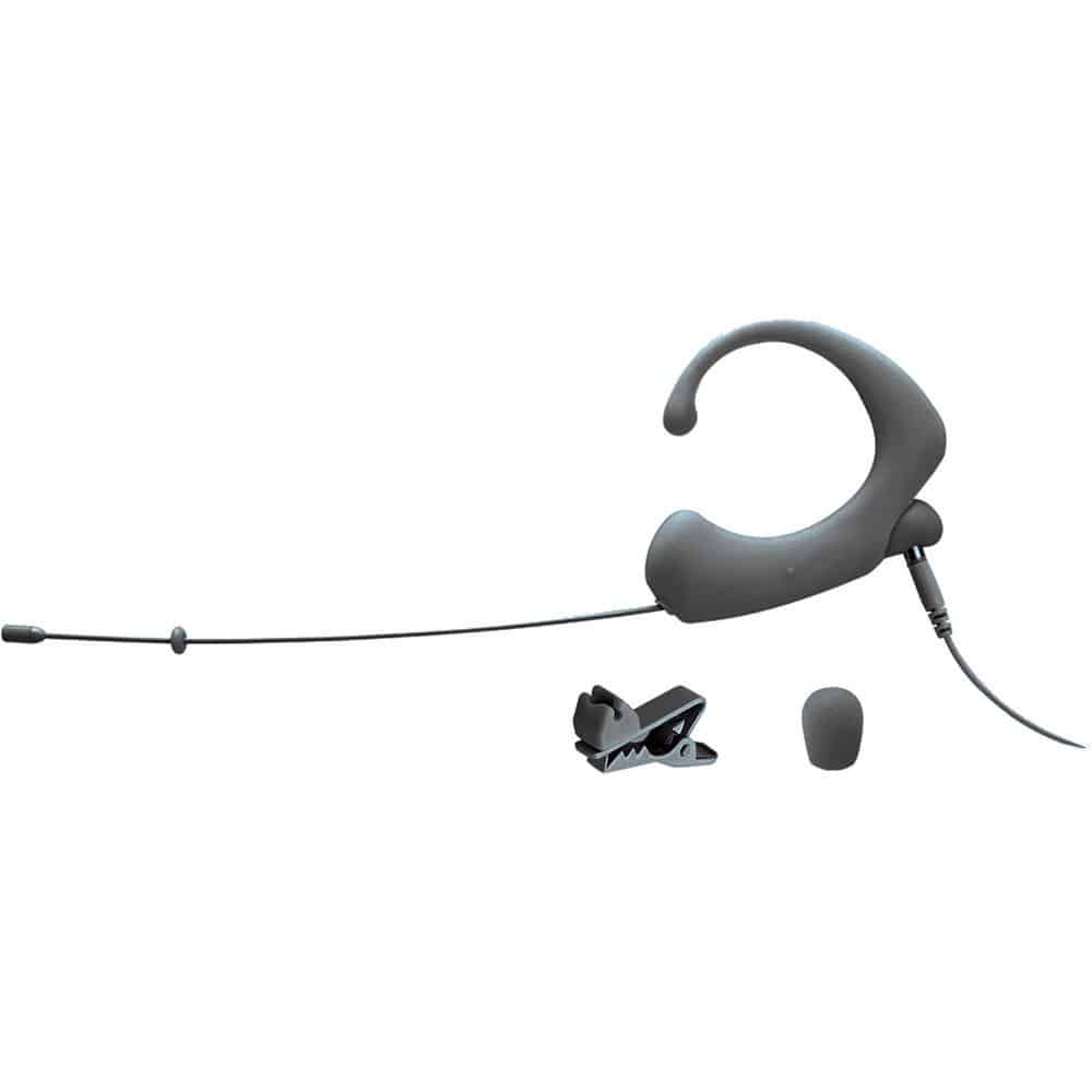 Que Audio DA12BL Single ear headworn microphone -45dB (Omni) Black 1 Que Audio DA12BL Single ear headworn microphone -45dB (Omni) Black