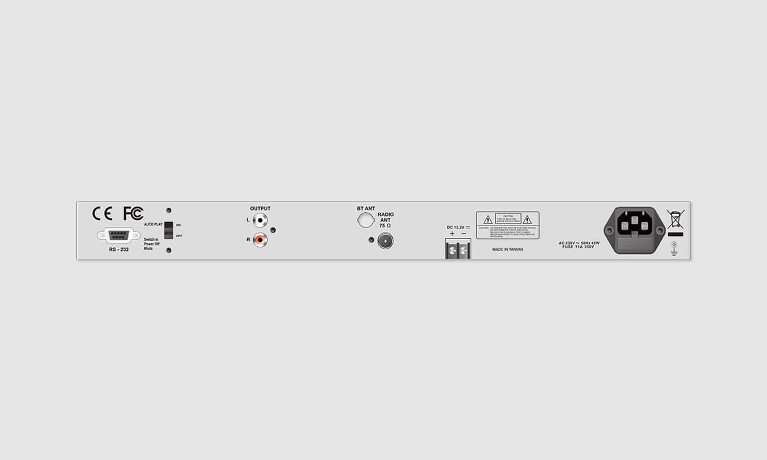 NewHank DABFMPLUS DAB and FM tuner w/RDS/USB/SD incl. RS232/BT 2 NewHank DABFMPLUS DAB and FM tuner w/RDS/USB/SD incl. RS232/BT - Billede 2