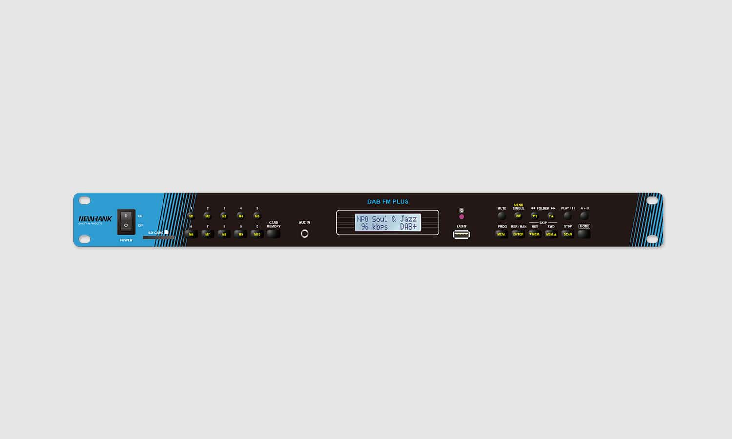 NewHank DABFMPLUS DAB and FM tuner w/RDS/USB/SD incl. RS232/BT 1 NewHank DABFMPLUS DAB and FM tuner w/RDS/USB/SD incl. RS232/BT