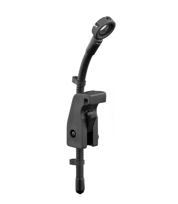 Audix DVICEMICRO Flexible mini-gooseneck for rim mounting the MicroD and The MICROS™. Fits most drums with standard rims. 1 Audix DVICEMICRO Flexible mini-gooseneck for rim mounting the MicroD and The MICROS™. Fits most drums with standard rims.