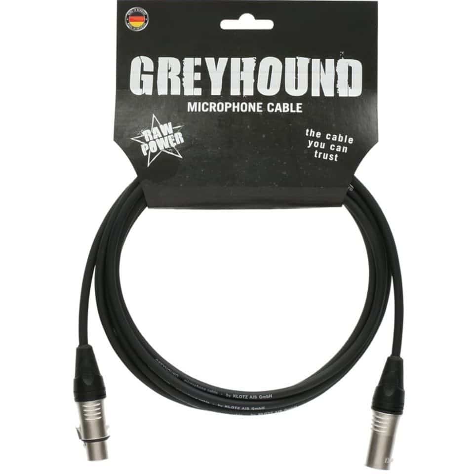 Klotz GRG1FM005.0 GREYHOUND microphone cable with XLR 3p R/M nickel - 0,5 m 1 Klotz GRG1FM005.0 GREYHOUND microphone cable with XLR 3p R/M nickel - 0,5 m
