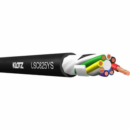 Klotz LSC425YS multicore speaker cable 4x 2.5 mm²- PVC - 1 m 1 Klotz LSC425YS multicore speaker cable 4x 2.5 mm²- PVC - 1 m