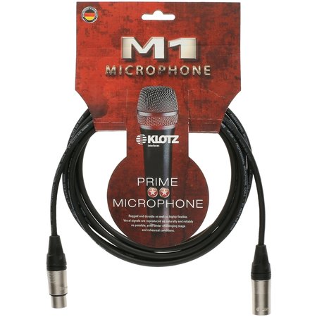 Klotz M1K1FM0200 M1 professional microphone cable with XLR 3p F/M - 2 m 1 Klotz M1K1FM0200 M1 professional microphone cable with XLR 3p F/M - 2 m