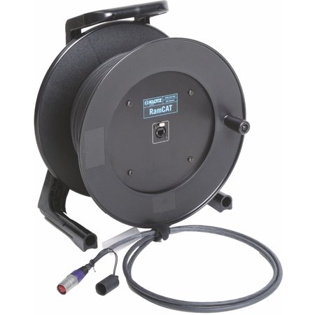 Klotz RCBEED100 flexible, double shielded RamCAT network cable drum system with AWG24 solid conductor CAT5e (SF/UTP) / etherCON - etherCON - 100 m 1 Klotz RCBEED100 flexible, double shielded RamCAT network cable drum system with AWG24 solid conductor CAT5e (SF/UTP) / etherCON - etherCON - 100 m