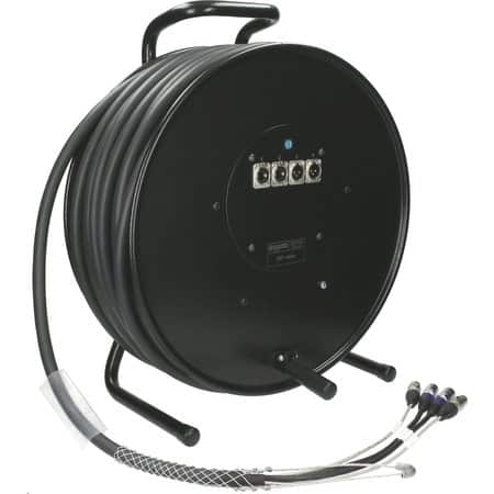 Klotz RCMEED050 CAT5e & audio hybrid cable drum 2x etherCON + 2x XLR 3p - 50 m 1 Klotz RCMEED050 CAT5e & audio hybrid cable drum 2x etherCON + 2x XLR 3p - 50 m