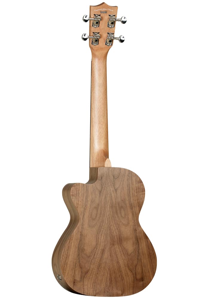 Tanglewood TWT15E Tenor Cutaway, with Tanglewood TQ3 PLUS EQ System, All Figured Pacific Walnut, Genuine Timber Inlaid Rosette, Aquila Strings in Padded Gig Bag 2 Tanglewood TWT15E Tenor Cutaway, with Tanglewood TQ3 PLUS EQ System, All Figured Pacific Walnut, Genuine Timber Inlaid Rosette, Aquila Strings in Padded Gig Bag - Billede 2