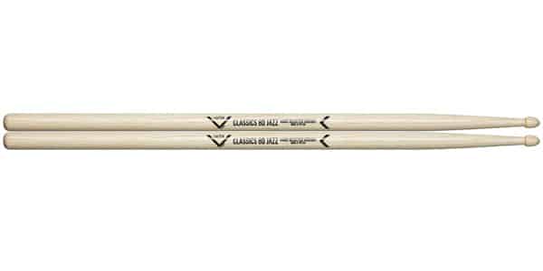 Vater VHC8DJW American Hickory Classics 8D Jazz Wood Tip 1 Vater VHC8DJW American Hickory Classics 8D Jazz Wood Tip