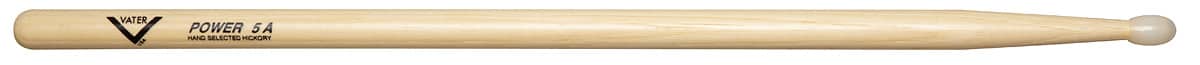 Vater VHP5AN American Hickory Power 5A Nylon Tip 1 Vater VHP5AN American Hickory Power 5A Nylon Tip
