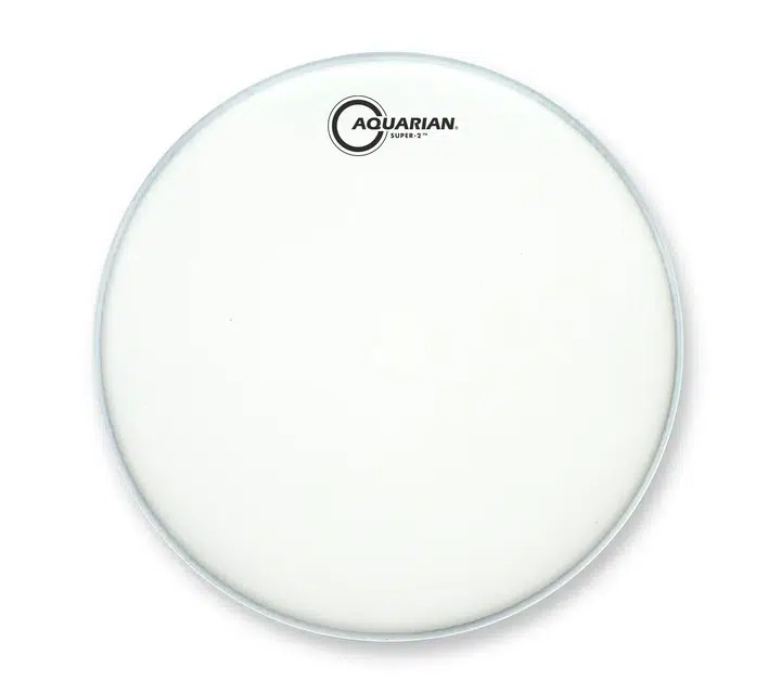 Aquarian TCS26 6" Super-2 White Texture Coated Double Ply Drumhead 1 Aquarian TCS26 6" Super-2 White Texture Coated Double Ply Drumhead