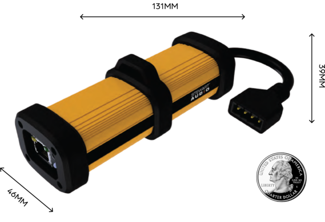 Stewart Audio DPA-220 PowerCore 20W x 2/40W x 1 @ 4 & 8Ω PoE Dante DEP amplifier. Auto power scaling PoE, PoE+, PoE++ 2 Stewart Audio DPA-220 PowerCore 20W x 2/40W x 1 @ 4 & 8Ω PoE Dante DEP amplifier. Auto power scaling PoE, PoE+, PoE++ - Billede 2