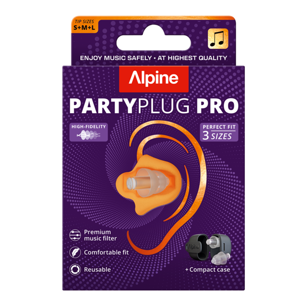 Alpine Partyplug PRO 2025 Edition ørepropper - Transparent 2 Alpine Partyplug PRO 2025 Edition ørepropper - Transparent - Billede 2