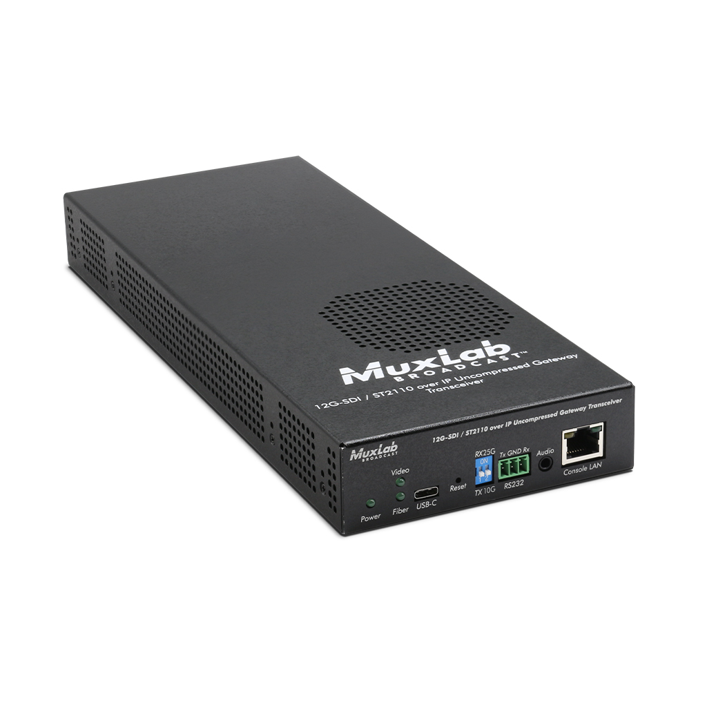 MuxLab ML500775-2110 12G-SDI/ST2110 over IP Gateway Transceiver, MM 4 MuxLab ML500775-2110 12G-SDI/ST2110 over IP Gateway Transceiver, MM - Billede 4