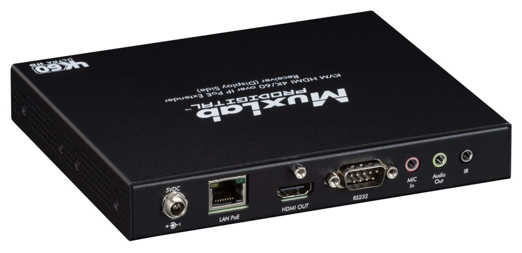 MuxLab ML500800-RX KVM HDMI over IP PoE Receiver, 4K/60 3 MuxLab ML500800-RX KVM HDMI over IP PoE Receiver, 4K/60 - Billede 3