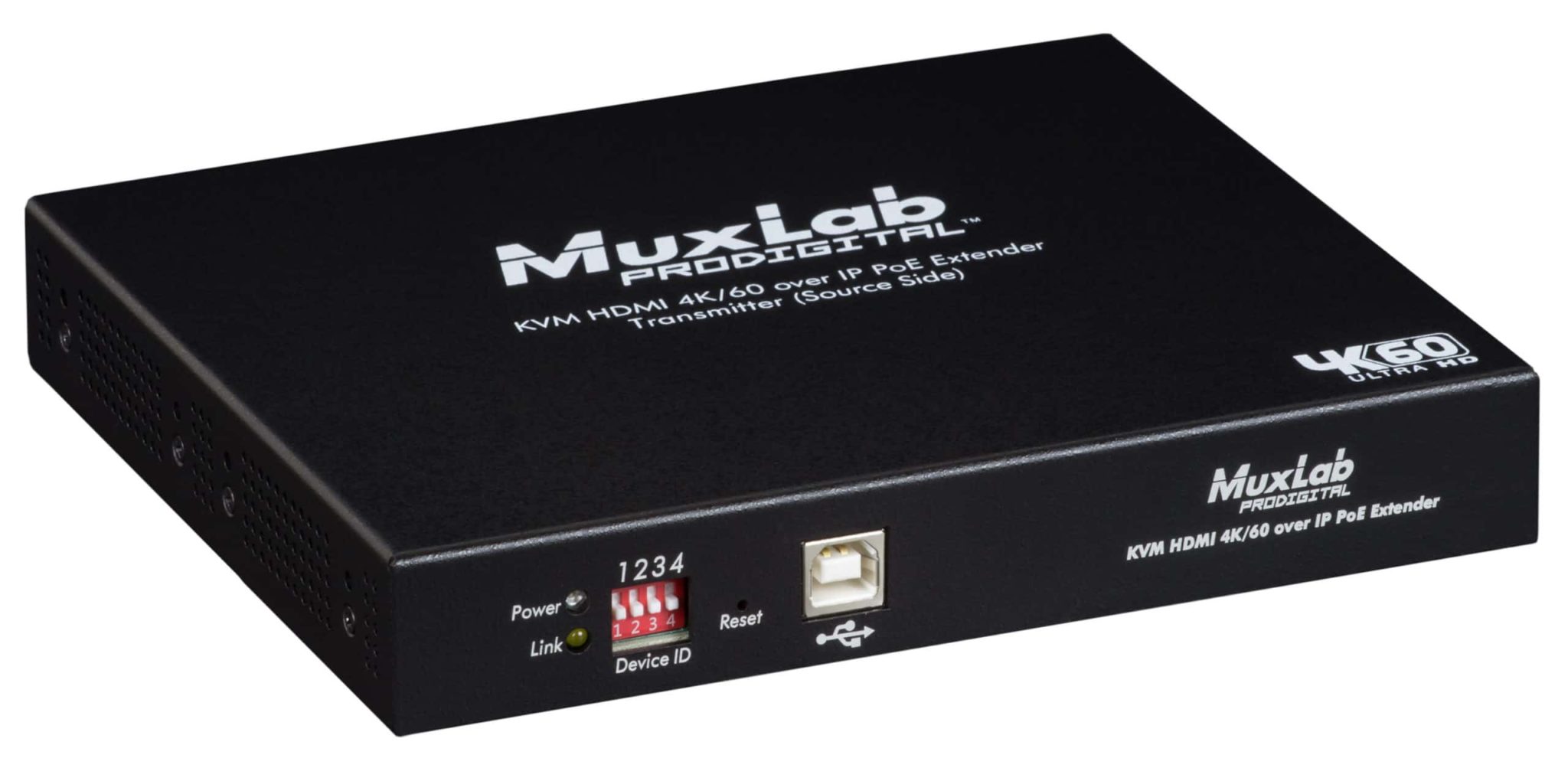 MuxLab ML500800-TX KVM HDMI over IP PoE Transmitter, 4K/60 2 MuxLab ML500800-TX KVM HDMI over IP PoE Transmitter, 4K/60 - Billede 2