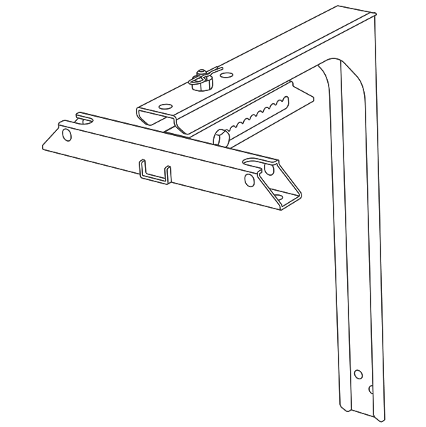 dBTechnologies WB-L1215V WHITE Vertical wall mounting bracket for LVX P12 & LVX P15 - white 1 dBTechnologies WB-L1215V WHITE Vertical wall mounting bracket for LVX P12 & LVX P15 - white