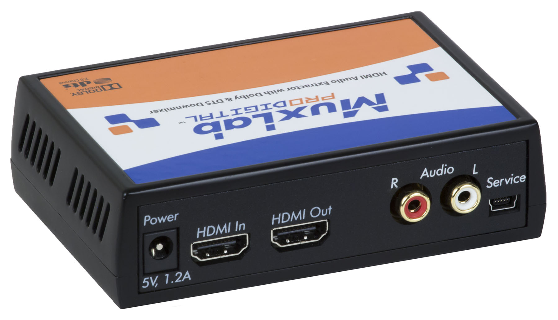 MuxLab ML500439 HDMI Audio Extractor with Dolby & DTS Downmixer 2 MuxLab ML500439 HDMI Audio Extractor with Dolby & DTS Downmixer - Billede 2