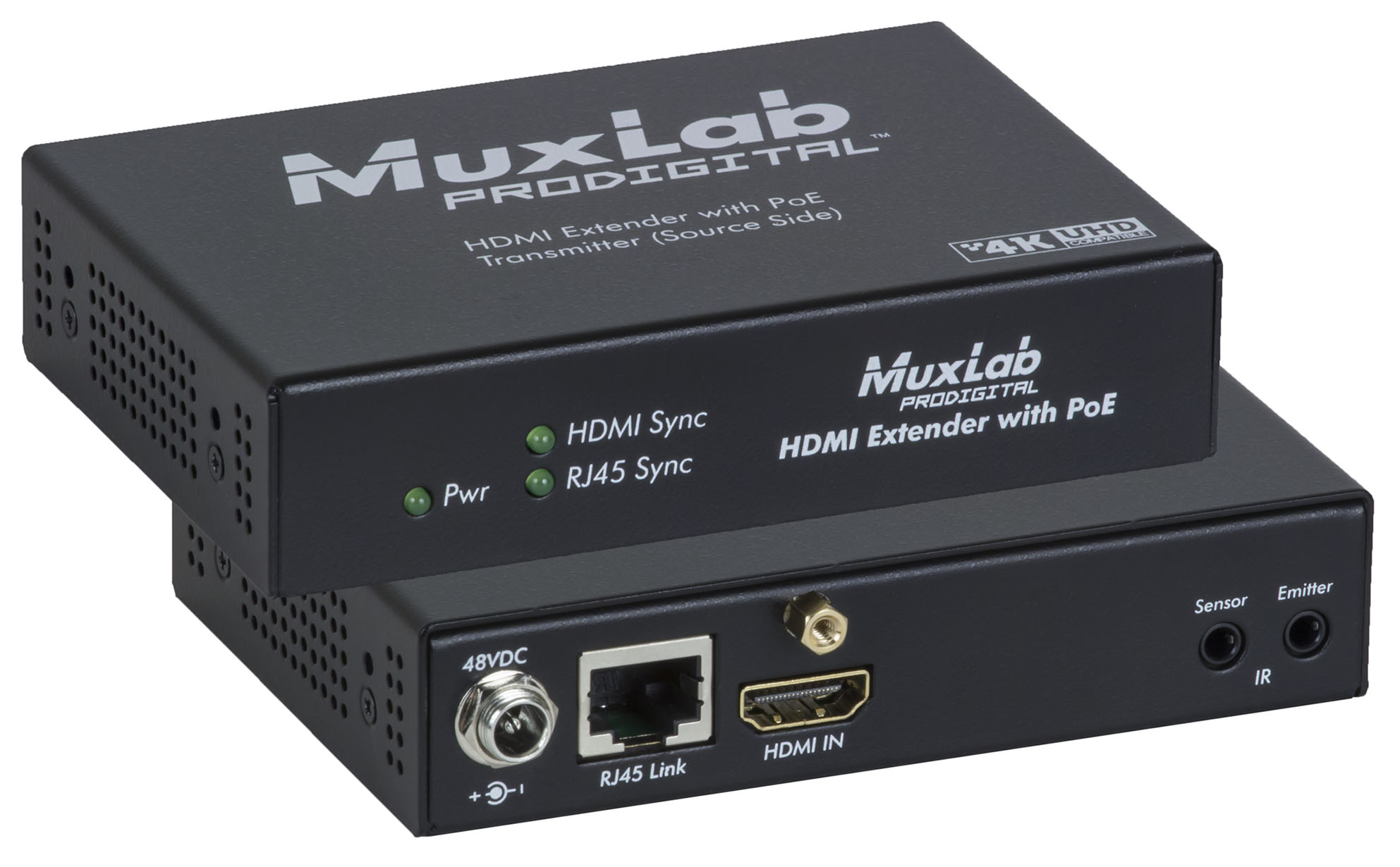 MuxLab ML500451-POE HDMI Extender Kit, PoE, HDBT, UHD-4K 2 MuxLab ML500451-POE HDMI Extender Kit, PoE, HDBT, UHD-4K - Billede 2