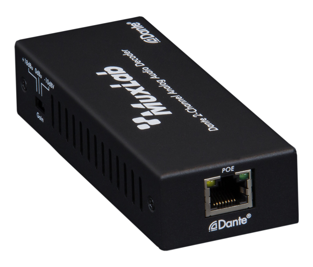 MuxLab ML500552 Dante 2-Channel Analog Audio Decoder 4 MuxLab ML500552 Dante 2-Channel Analog Audio Decoder - Billede 4