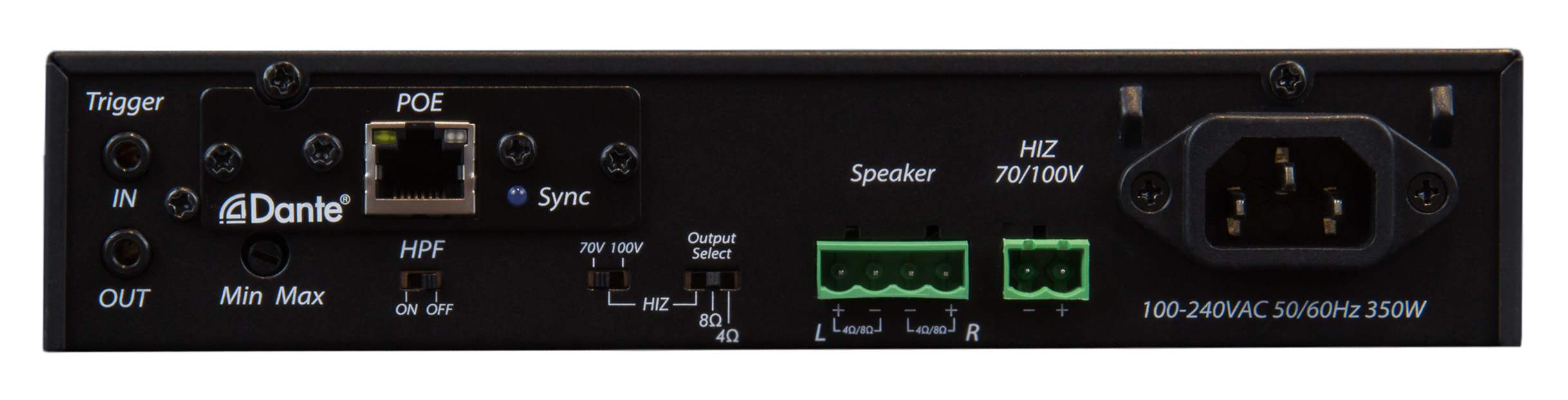 MuxLab ML500553 Dante 2-Channel Power Amplifier 240W 5 MuxLab ML500553 Dante 2-Channel Power Amplifier 240W - Billede 5