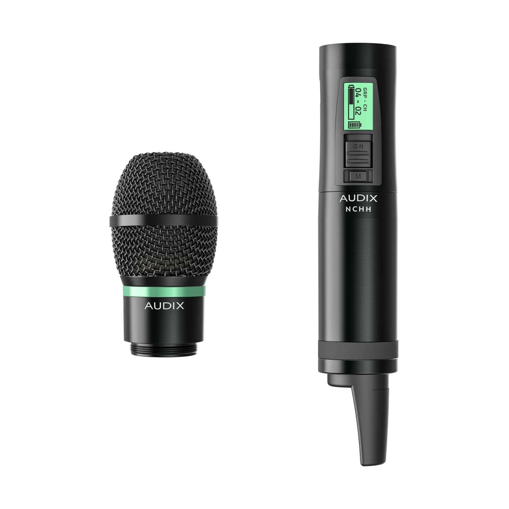 Audix NCHHEC Novacore UHF Digital Handheld Transmitter with Extended Cardioid Capsule 2 Audix NCHHEC Novacore UHF Digital Handheld Transmitter with Extended Cardioid Capsule - Billede 2