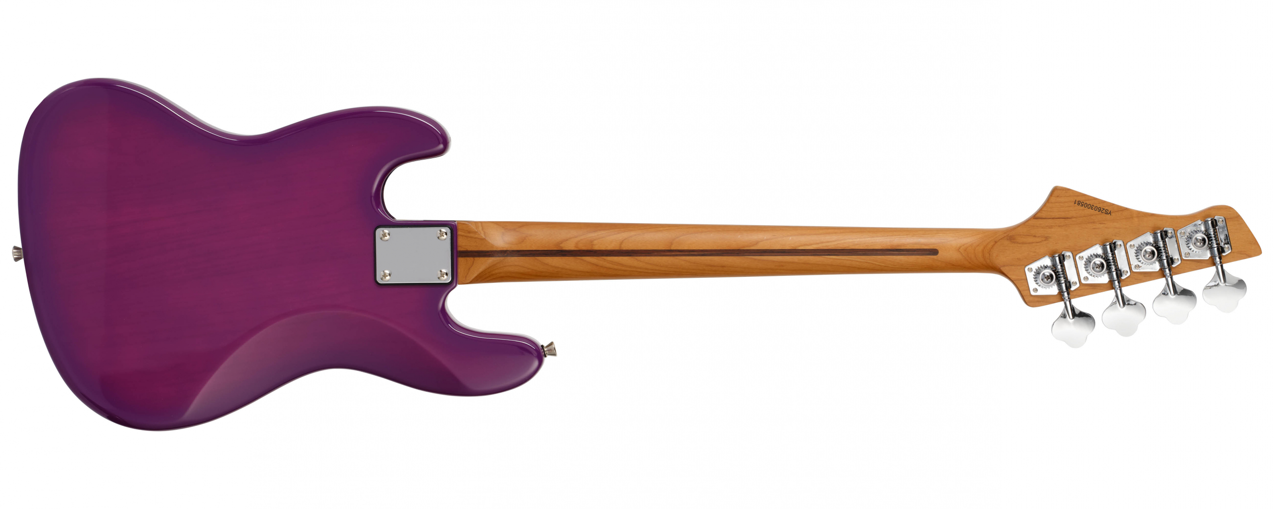 Tanglewood NL6JP Short Scale Northstar Jazz Bass Thru Purple 2 Tanglewood NL6JP Short Scale Northstar Jazz Bass Thru Purple - Billede 2